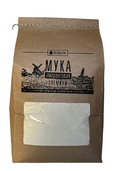 Мука амарантовая Премиум  ТМ ВЭИК, 1,5 кг.