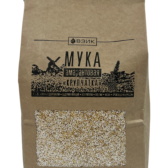 Мука амарантовая КРУПЧАТКА ТМ ВЭИК, 700 г.