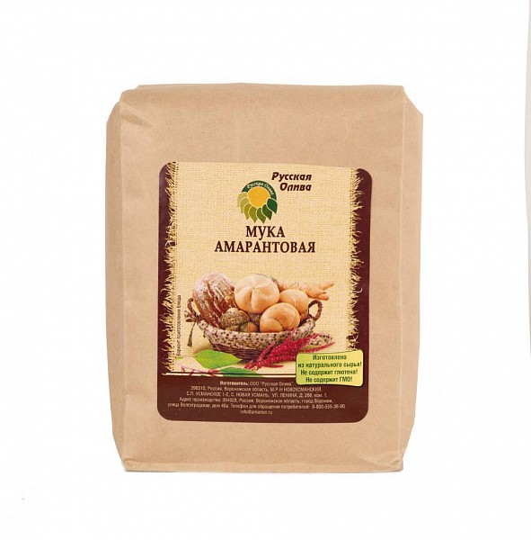 Мука амарантовая ТМ «Русская Олива» 1 кг